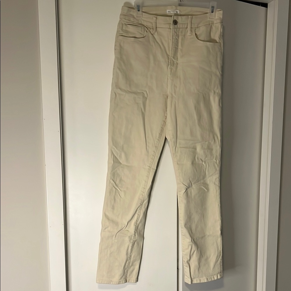 Skinny ankle off white good American Jean